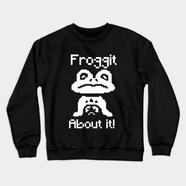 "Froggit about it" Undertale tee Crewneck Sweatshirt by ControllerGeek